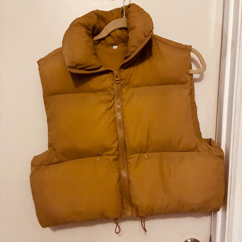 Old Navy Rust Brown Puffer Vest